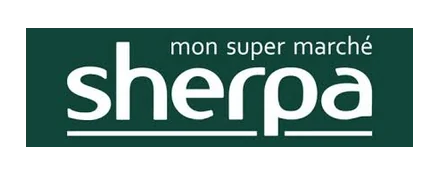 Logo Le Sherpa, Val Thorens – client GP Concepts